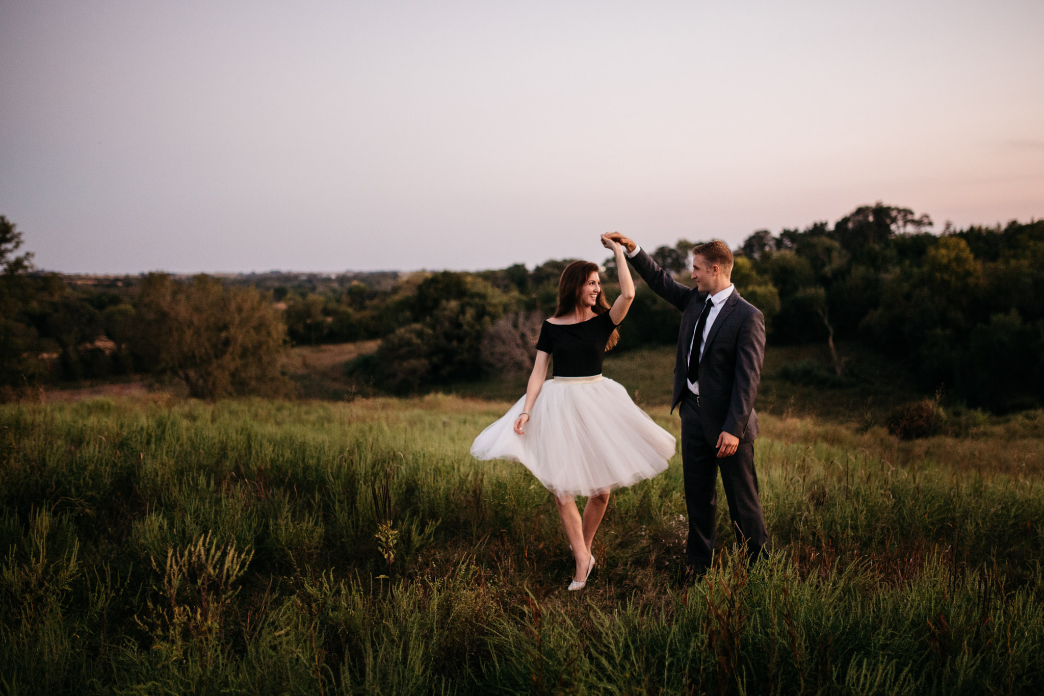 Sunset Engagement Session | Omaha Wedding Photographer