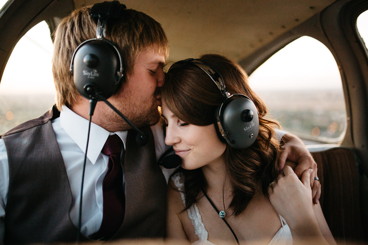 Wayne Nebraska Wedding flight