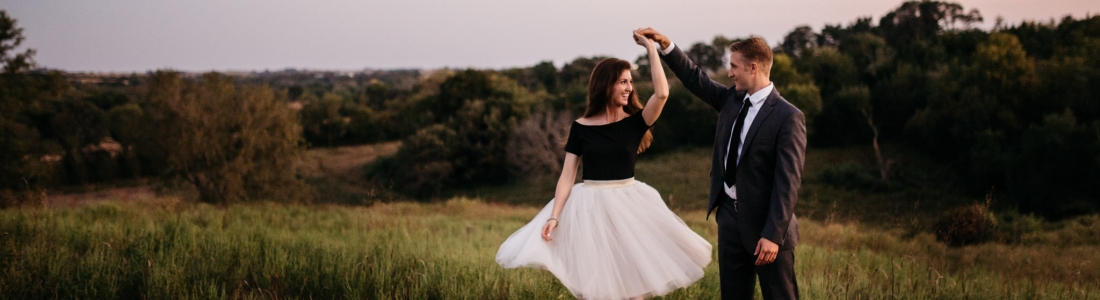 Sunset Engagement Session | Omaha Wedding Photographer